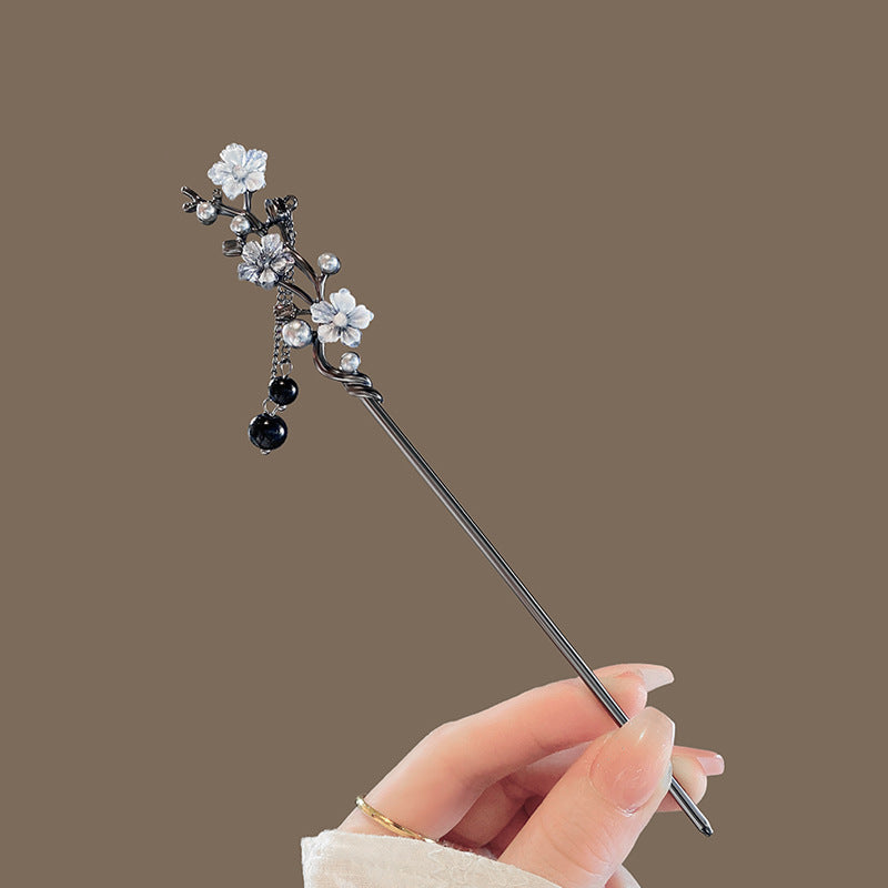 Flowers Tassel Hairpin