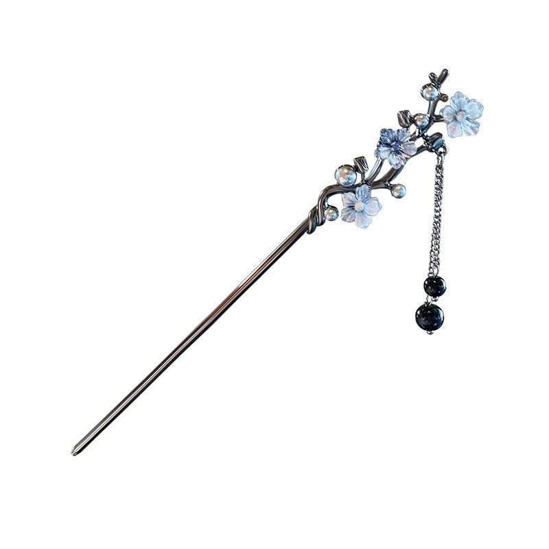 Flowers Tassel Hairpin