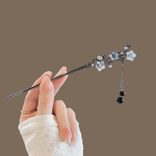 Flowers Tassel Hairpin