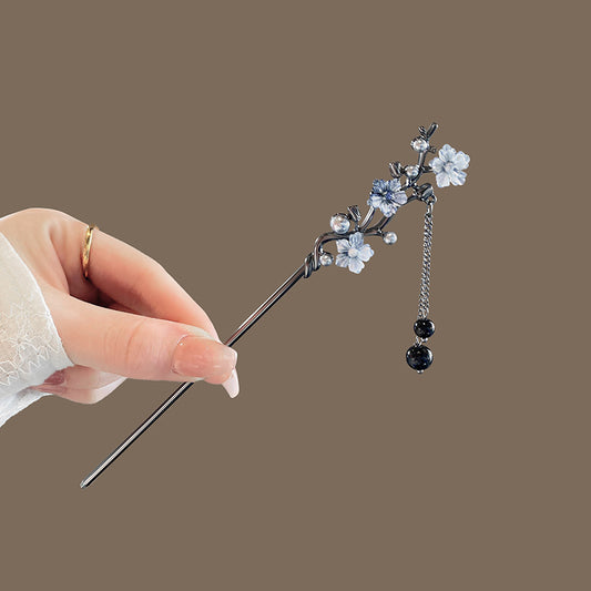 Flowers Tassel Hairpin